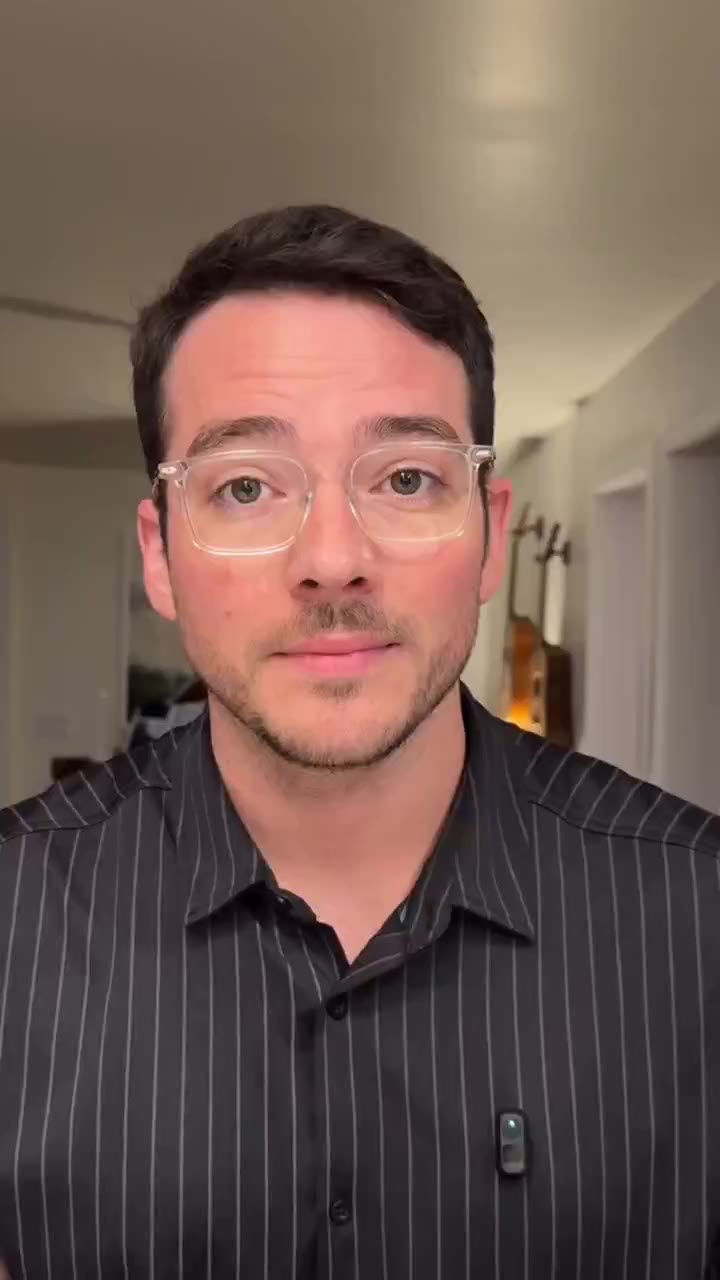 Caleb looking at the camera